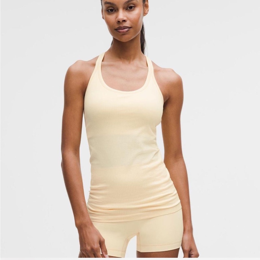 Lululemon Ebb to Street Tank Top — Butter Cream Size 10 (NWT)